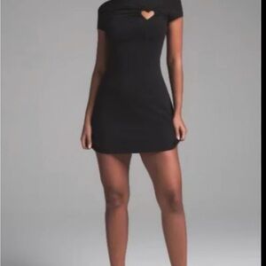 skims cotton jersey heart mini dress SKIMS Cotton Jersey Heart Mini Dress